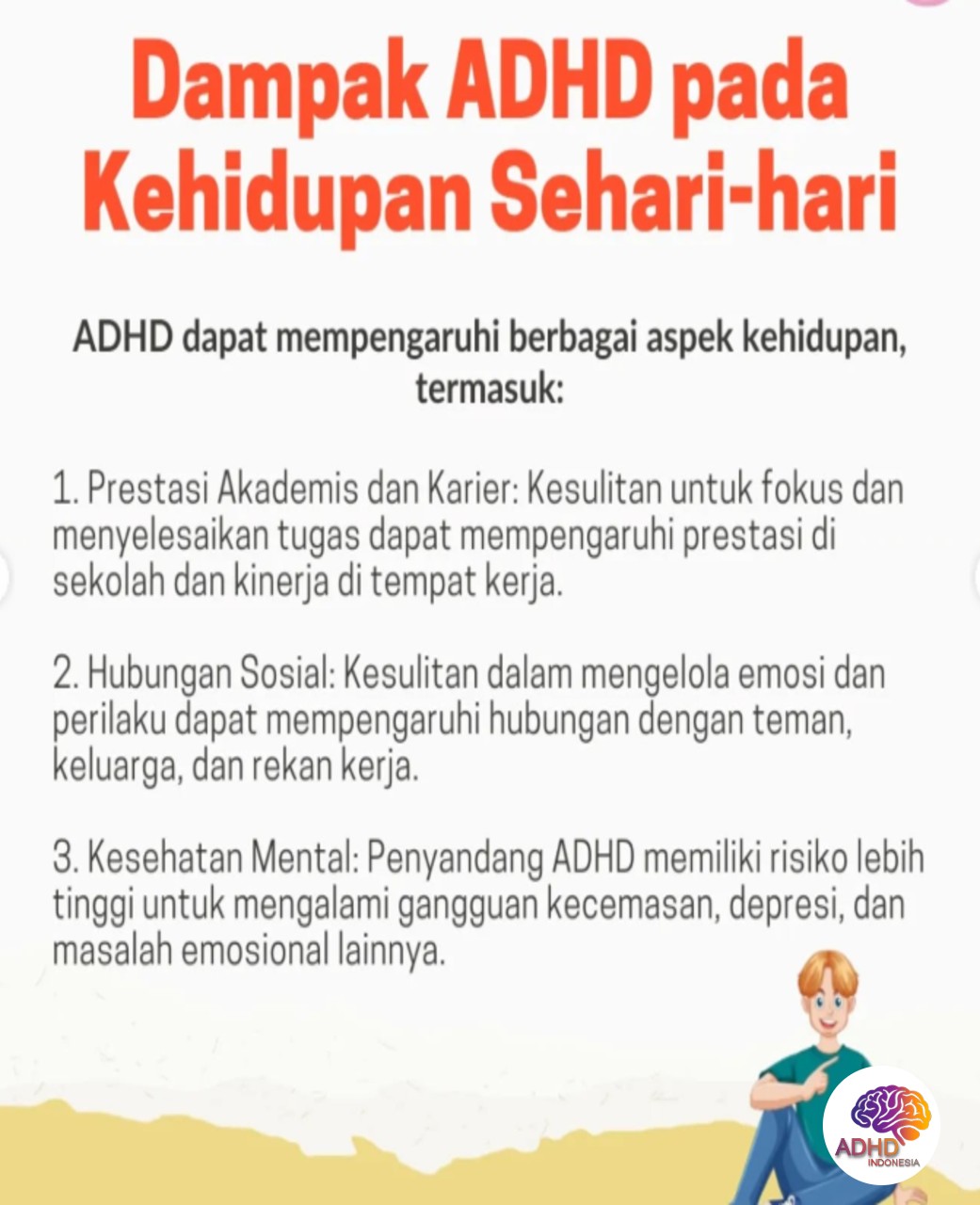 ADHD dan Hubungan Sosial Anak di Lingkungan Sekolah di Kota Tangerang